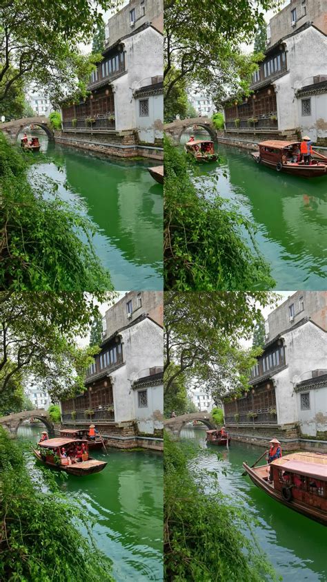 江南水乡的小桥流水小船高清图片下载-正版图片500631128-摄图网