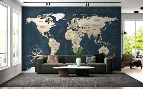 World Map Wall Mural 的图像结果