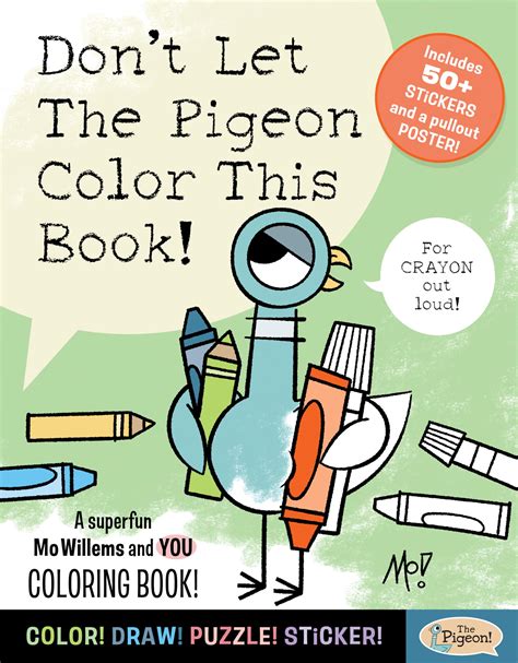 Don't Let The Pigeon Color This Book!: A Superfun Mo Willems and You ...