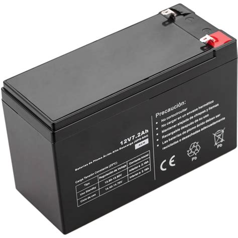 Sealed lead acid battery 12V 7.2Ah UPS replacement - Cablematic