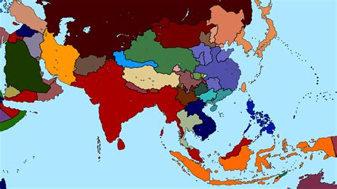 Mapa Global De Asia