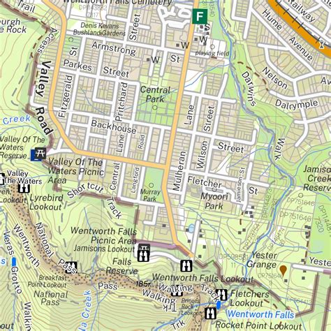 Katoomba 8930-1S Map by NSW Government Spatial Services | Avenza Maps