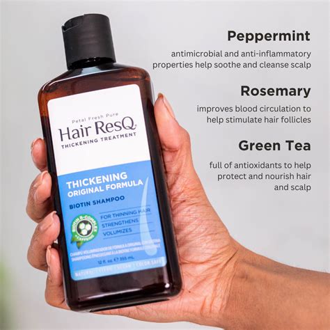 Hair ResQ Thickening Treatment Original Formula Shampoo with Biotin ...