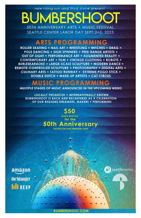 Bumbershoot is Back: 2023 Marks 50th Anniversary - Seattle Music News
