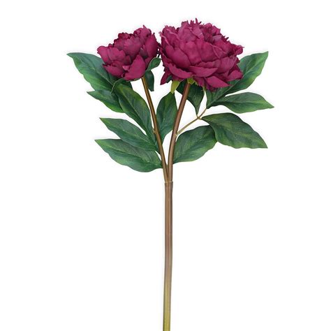 Shop Red Peony Faux Flower Stem - Single - at Best Price Online in India