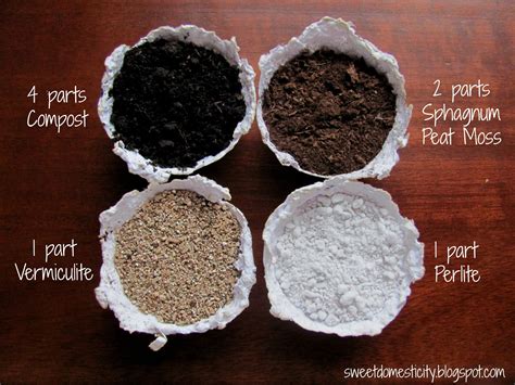 Sweet Domesticity: Blend Your Own Seed Starting Mix