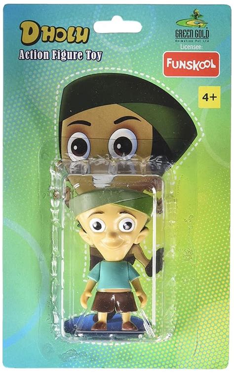 Buy Funskool-Dholu Action Figure,Green Gold Chhota Bheem and Friends ...