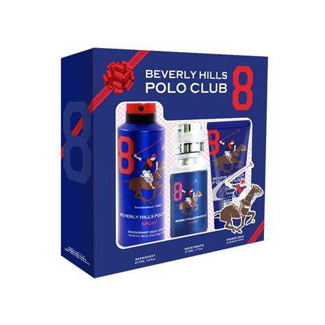 Beverly Hills Polo Club Gift Set No.8 for men's Eau De Toilette 50ml ...