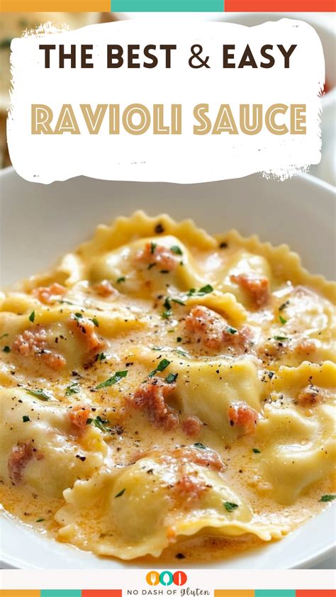 Easy Ravioli Sauce | Recipe in 2025 | Ravioli sauce, Cooking, Recipes