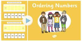 Ordering 2-Digit Numbers PowerPoint (teacher made)