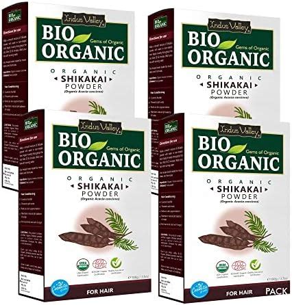 INDUS VALLEY 100% Natural Shikakai Powder | Acacia concinna for skin ...