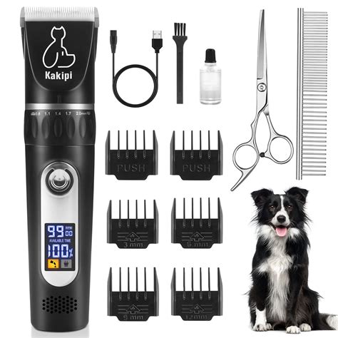 Dog Grooming Kit with Led Display, Heavy Duty Pet Grooming, Upgrade ...