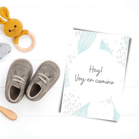 Tarjetas Hey! Voy en Camino – Milagros Baby