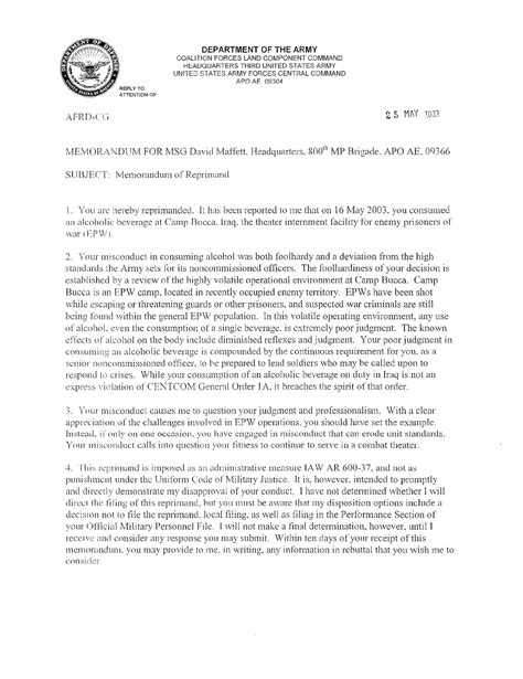 61+ Free Printable Letter Of Reprimand Templates [Word] Example