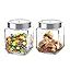 Buy CELLO Qube Fresh Glass Storage Jar with See Through Lid Set of 3 ...