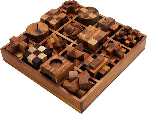 Amazon.com: BSIRI Brain Teaser Games for Adults Cube Puzzles Brain ...