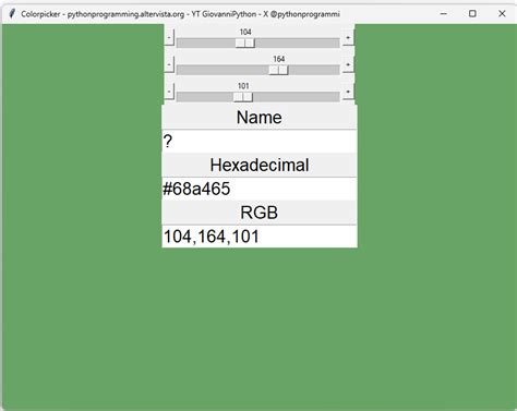 Image result for Python Tkinter Colors