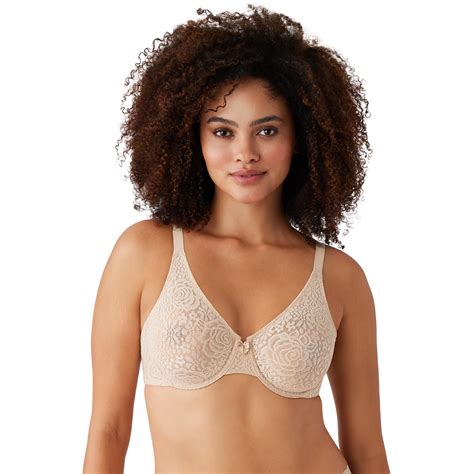 Wacoal Women's Halo Lace Unlined Convertible Underwire Bra, Natural Nude, 38C for sale | Phoenix ...