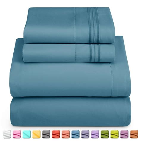 Split King Sheets Set, Soft Bed Sheets for Split King Size Bed, Cooling ...