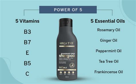 Buy ORGATRE Dandruff-Free Shampoo - 250ml | Tea Tree, Ginger & Rosemary ...