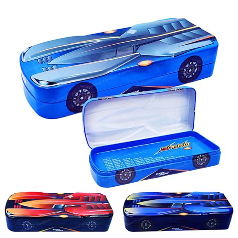 FunBlast Pencil Box for Kids – Double Layer Metal Pencil Box, Stylish ...