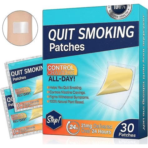 30 parches para dejar de fumar, parche para dejar de fumar, ayuda, adhesivos antiadherentes ...