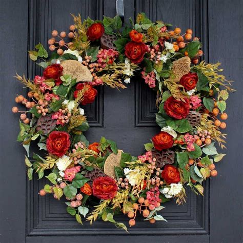 Everyday Wholesome | 100 Best Fall Wreaths for your Autumn Front Door