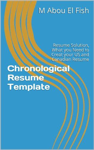 Chronological Resume Template: Resume Solution, What you Need to Creat ...