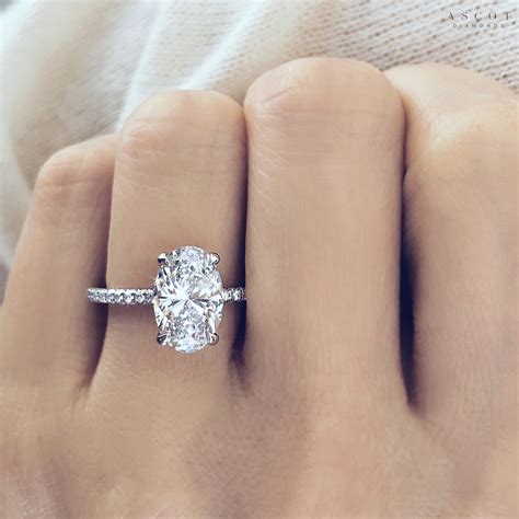 2 ct Oval Diamond Solitaire Engagement Ring – Ascot Diamonds