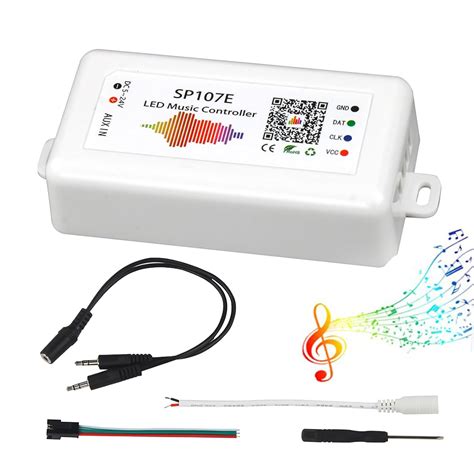 VIPMOON WS2811 WS2812b SP107E Music Bluetooth Led Controller Support ...
