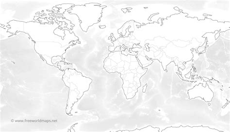 Blank World Maps by Freeworldmaps.net