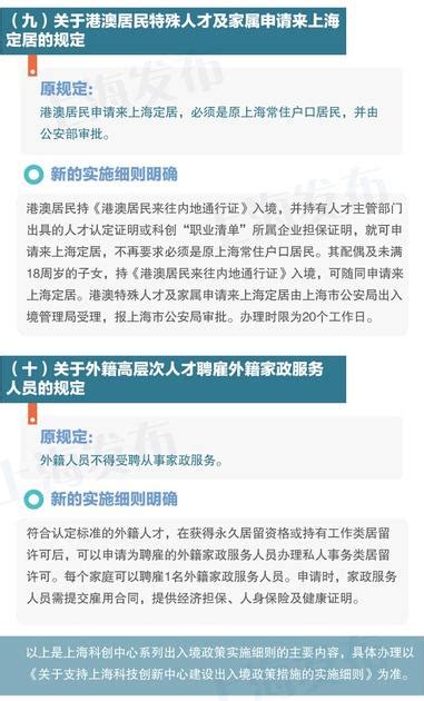 上海科创中心系列出入境政策实施细则今起实施_新浪上海_新浪网