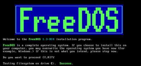 Image result for FreeDOS Install Windows