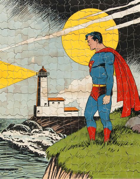 Raiders of the Lost Tumblr — Superman Stands Alone, 1940 puzzle