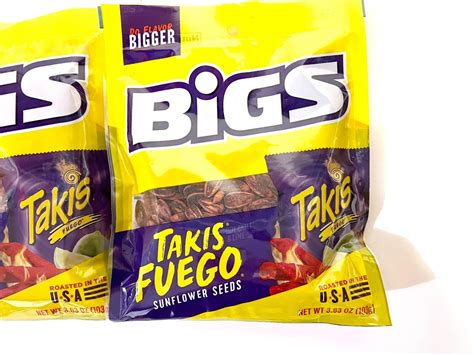 Two Bigs Takis Fuego Sunflower Seeds, Hot Chili | Ubuy India