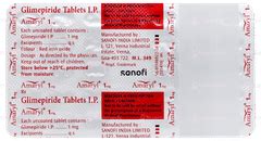 Amaryl 1mg Tablet 30: Uses, Side Effects, Price & Substitutes