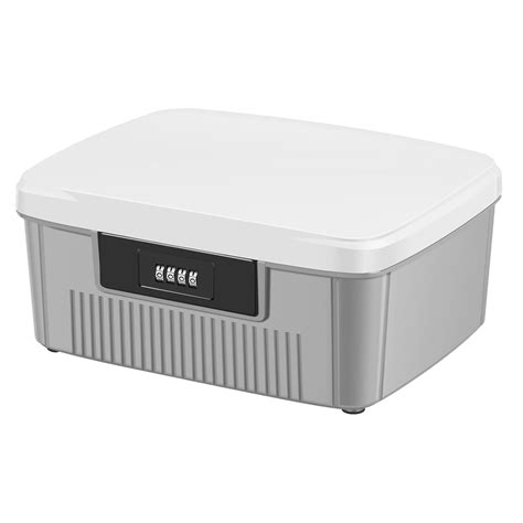Lockable Storage Box – Double-Layer Organizer with 4-Digit Lock – House ...