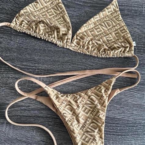 Skims x fendi bathing suit XS Worn once, dry cleaned - Depop