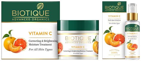 Biotique Vitamin C Dark Spot Solution Serum, 30ml & Vitamin C ...