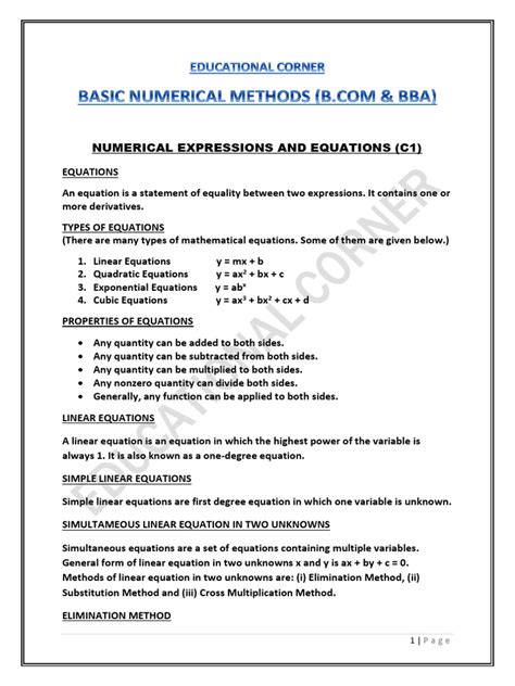 Image result for Basic Numerical Methods