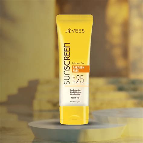 Jovees SUNSCREEN Fairness Gel Spf 25 100g - SPF 25 (100 g) : Amazon.in ...