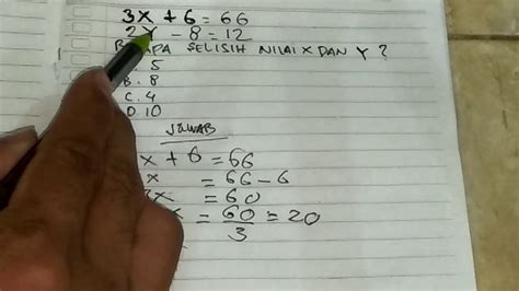 Contoh Soal Matematika Dasar Psikotes