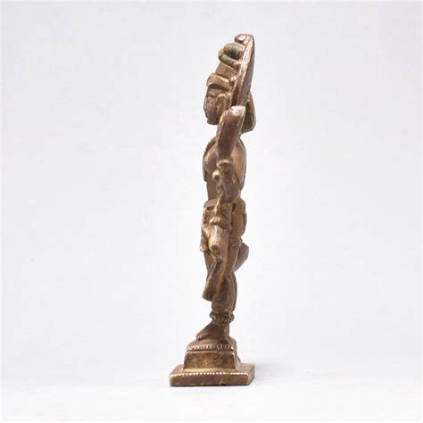 Buy Antique Brass Lord Vishnu Statue South Indian Art