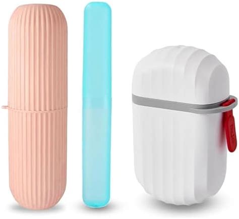 3 Pack Travel Toothbrush Holder, Soap Case, Container Dish Tray ...