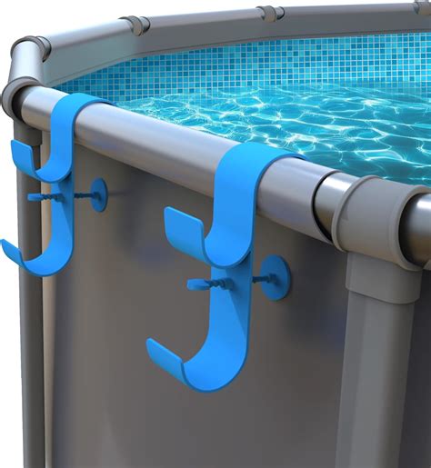 Amazon.com : AquaJoyer Poolside Pool Leaf Skimmer Net Holder, Above ...