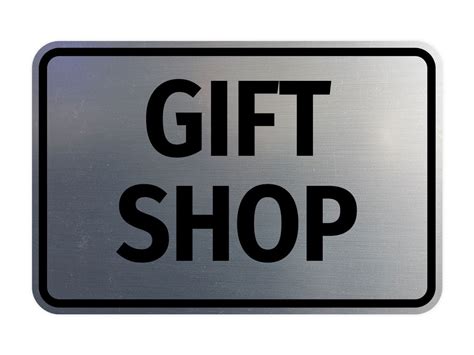 Signs ByLITA Classic Framed Gift Shop Door or Wall Sign Easy ...