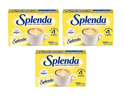 Splenda No Calorie Sweetener 100 Scheat Sweetener Each Box 100gm (Pack ...