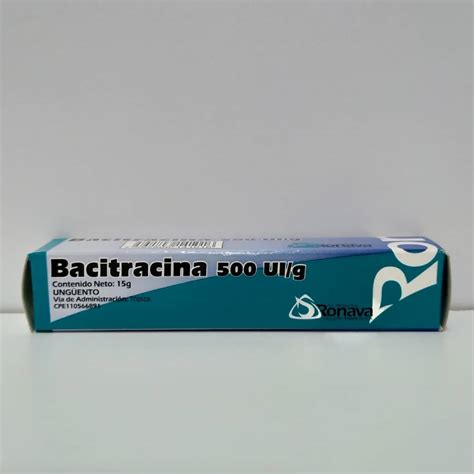 MEDICINA :: BACITRACINA UNGUENTO 500 UI X 15 G - Sihay.com