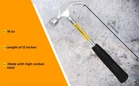 Buildskill Curved Claw Hammer with Steel Shaft | Mansory, Woodwork ...