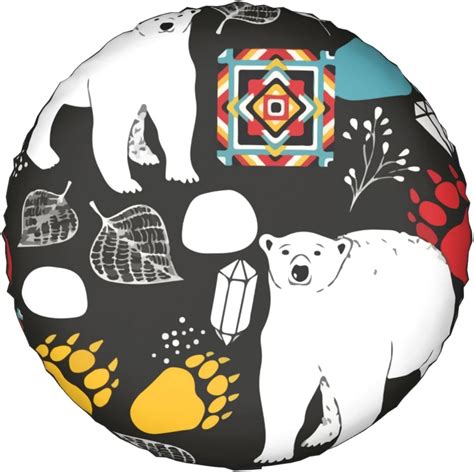 Buy Spare Tire Wheel Cover Polar Bear Nail Petiole Waterproof Uv Sun ...